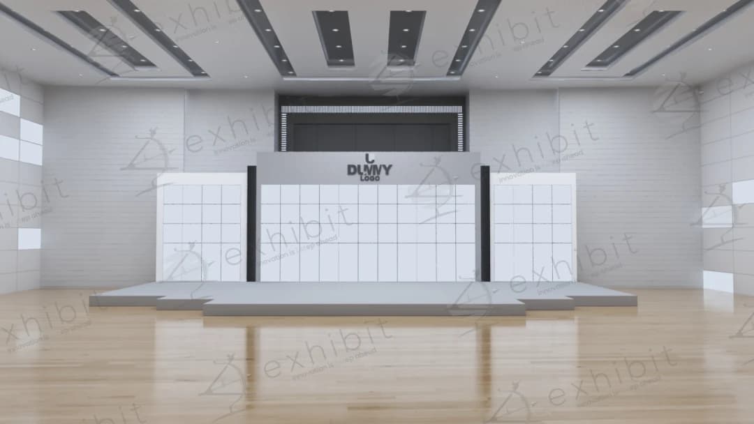 Modular Triple Screen Backdrop