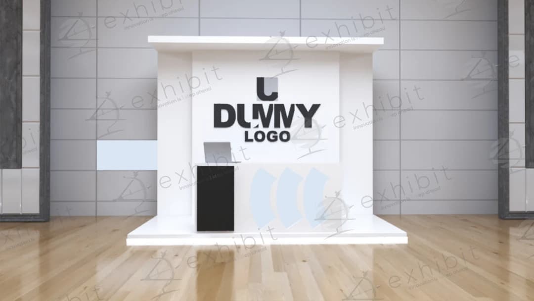 Minimalist Wave Registration Desk