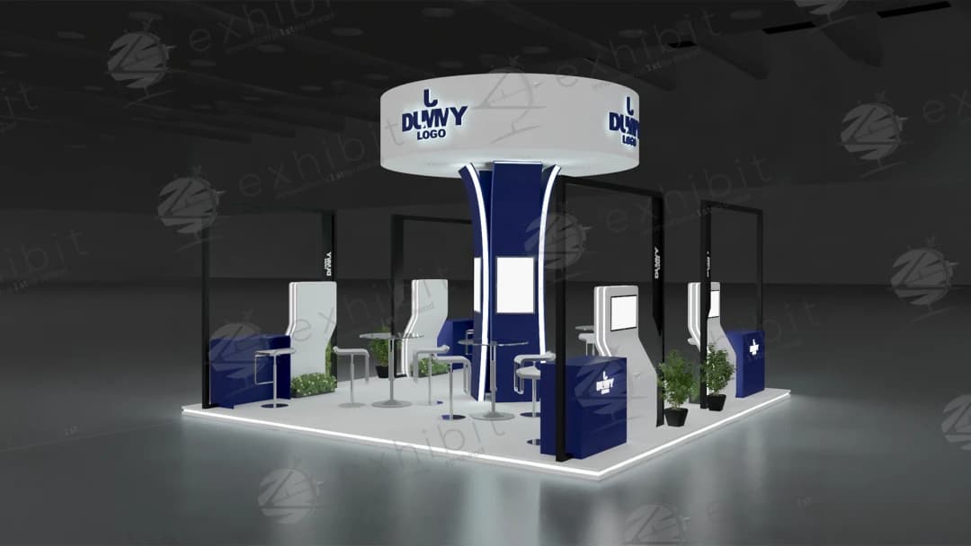 Regal Aura Curved Island 6x6 Booth