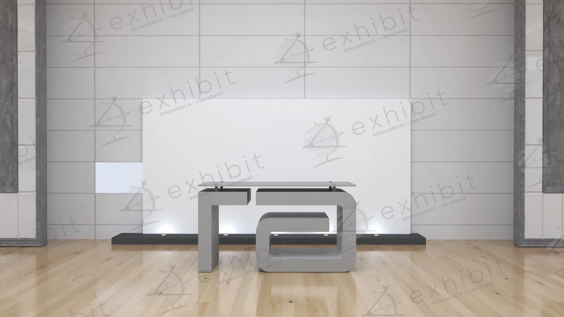 Curvilinear Alpha Reg Desk