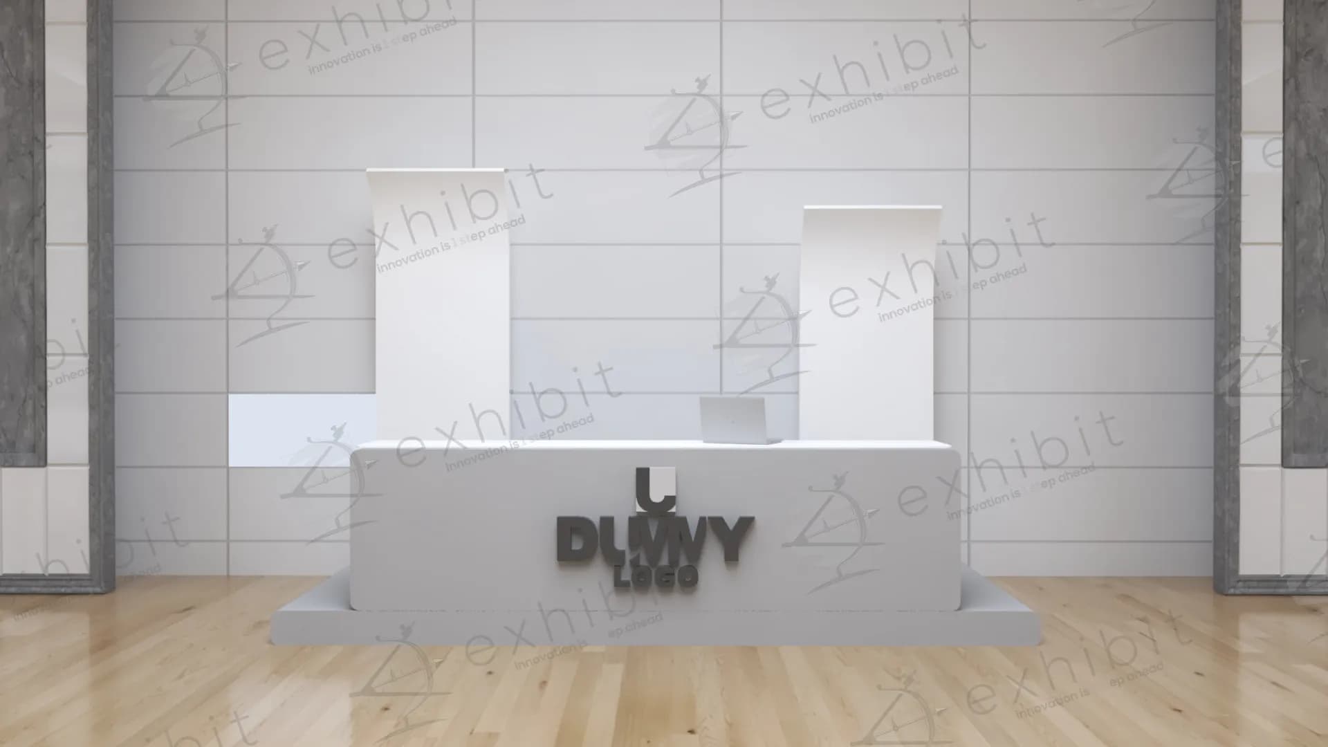 Dual Display Registration Desk