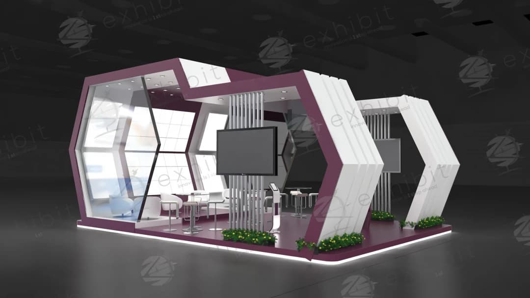 Pinnacle Vista Straight Semi-Island 6x9 Booth