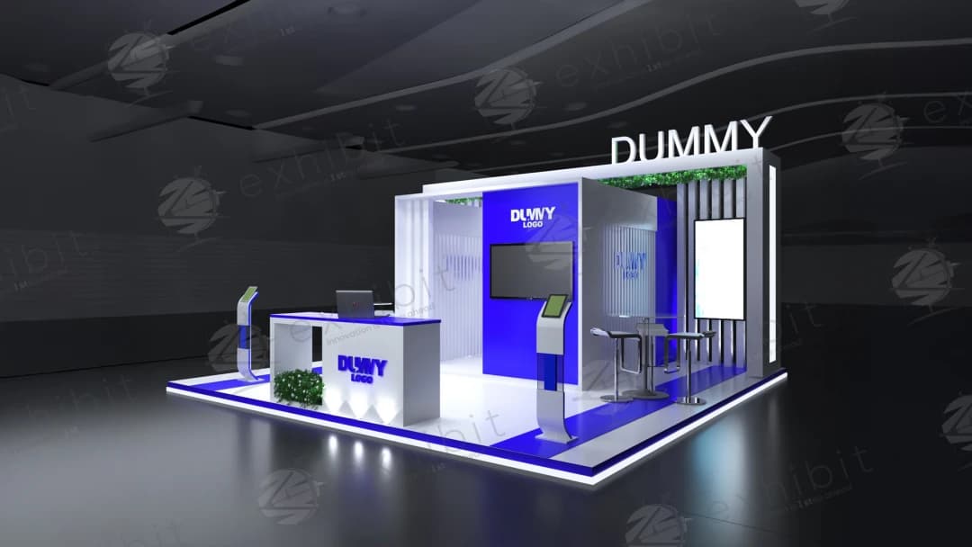 Admiral Nexus Straight Semi-Island 6x6 Booth