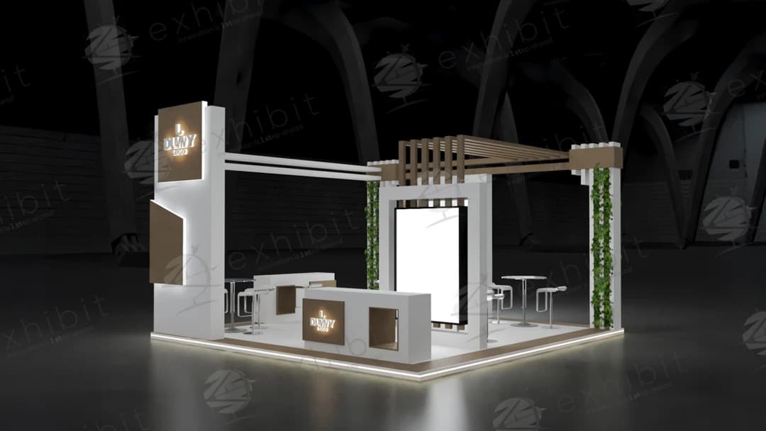 Elite Canopy Straight Island 6x6 Booth