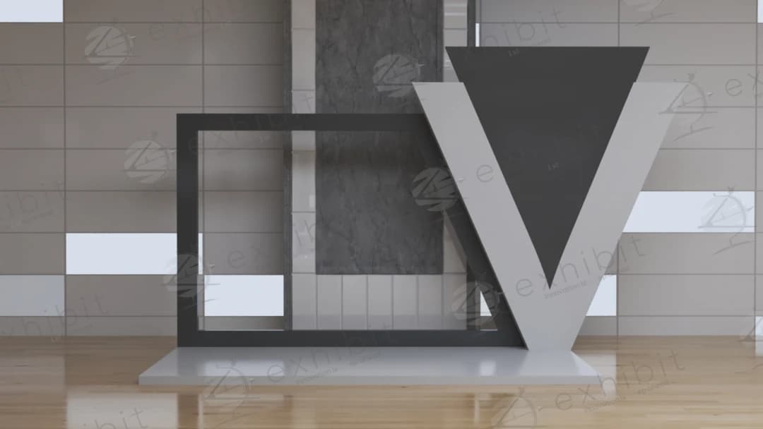 Geometric V-Frame Photobooth
