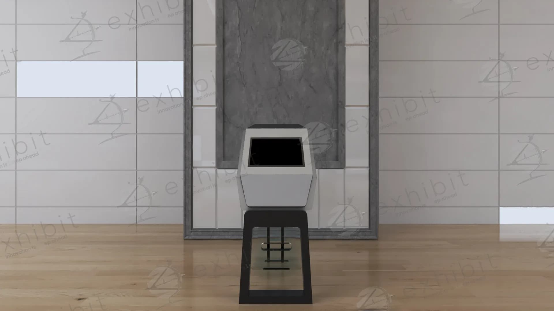 Nexus-Core Straight Static Interactive Kiosk