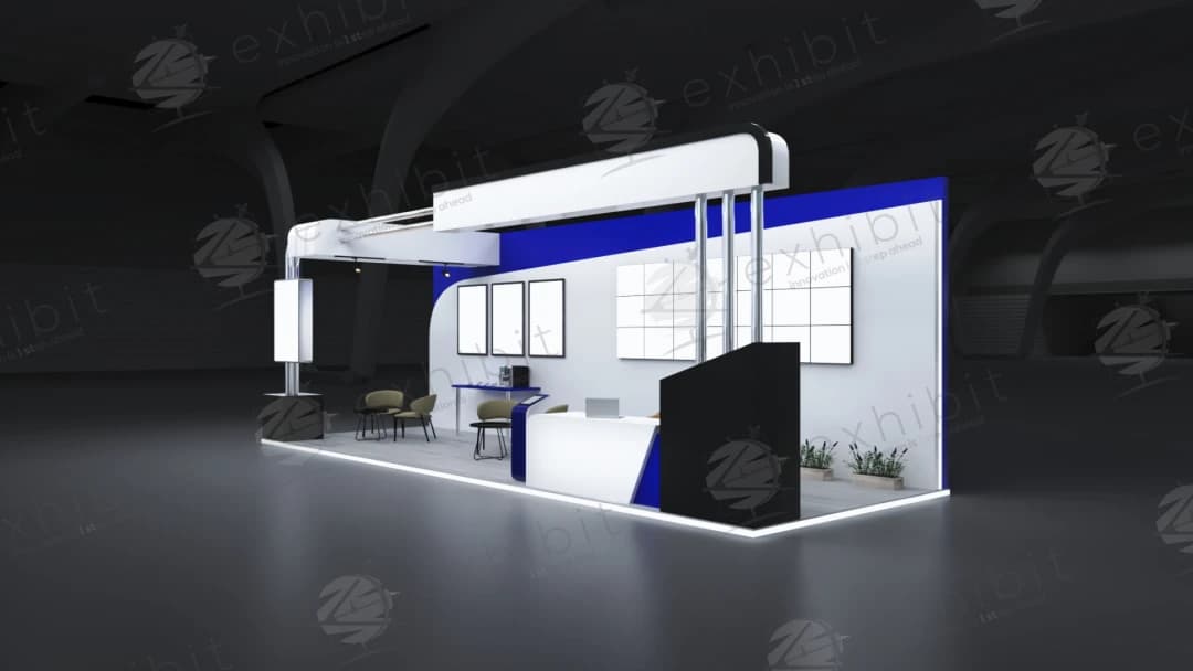 Regency Crest Straight Semi-Island 3x9 Booth