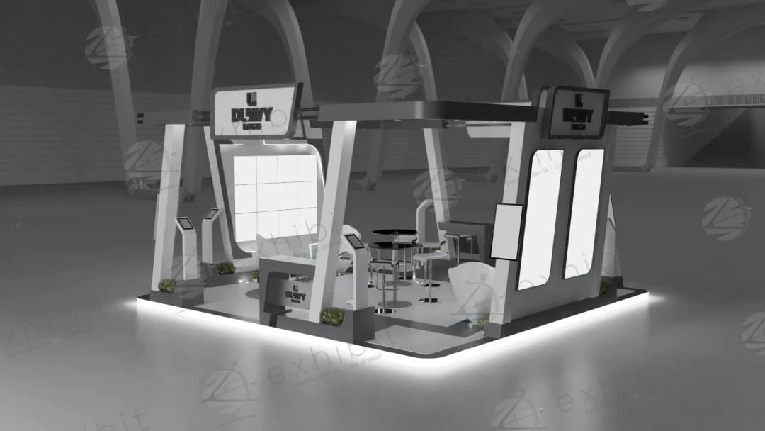 Tessera Hub Straight Island 6x6 Booth