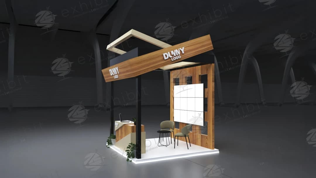 Stratum Horizon Straight Semi-Island 3x3 Booth