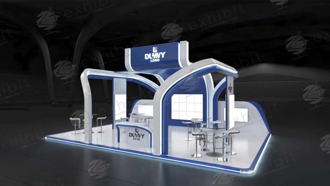Monarch Citadel Straight Semi-Island 3x9 Booth