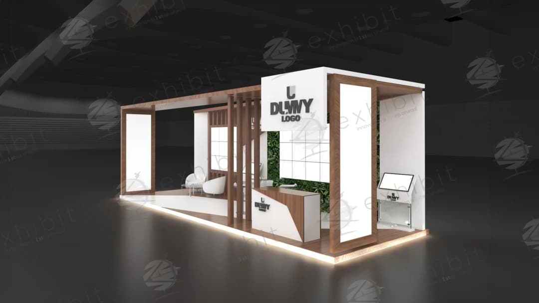 Monarch Citadel Straight Semi-Island 3x9 Booth