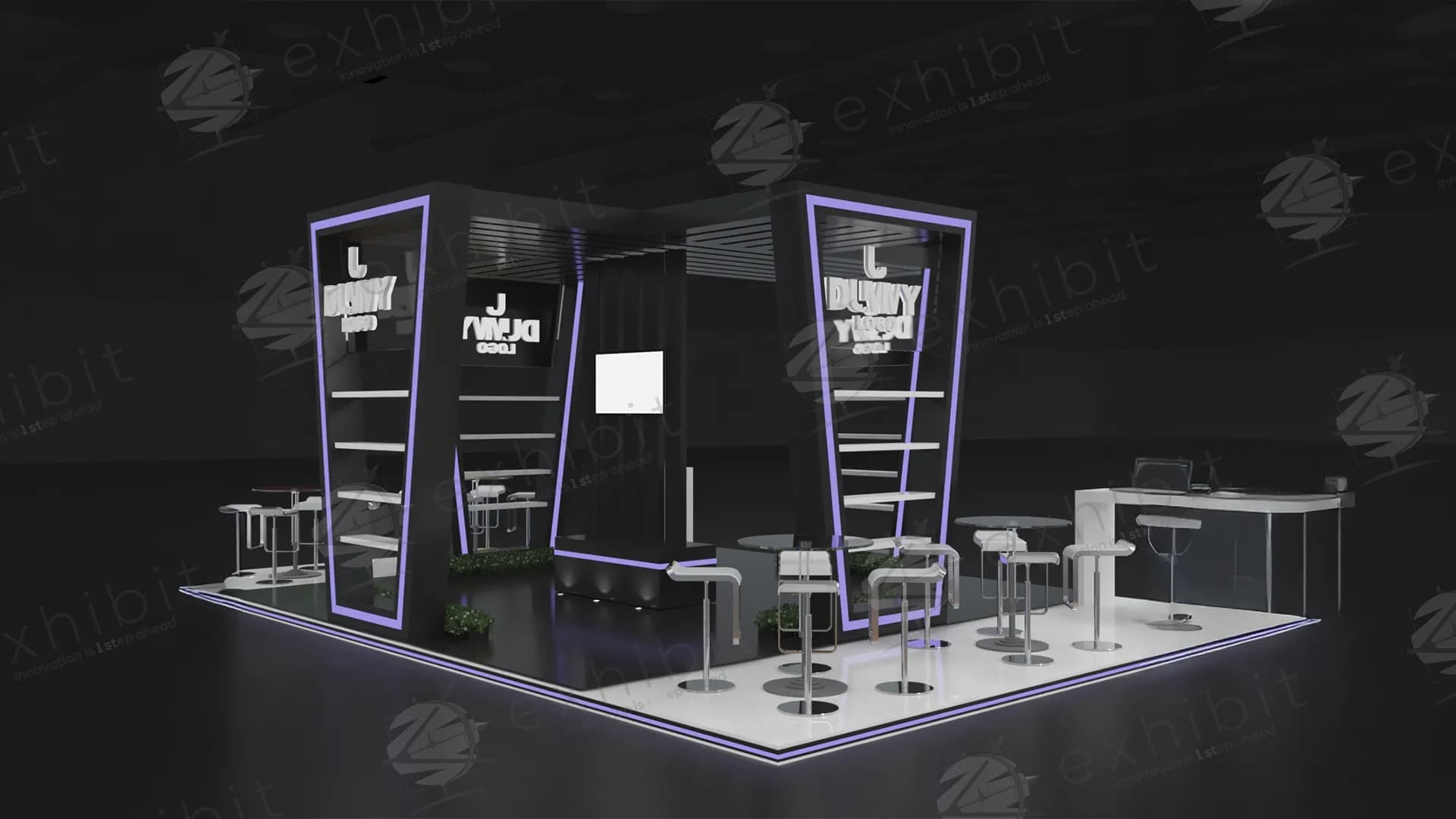 Apex Velocity Straight Island 6x9 Booth