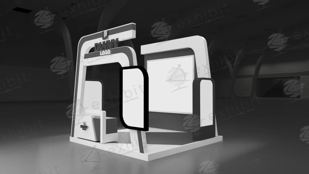 Apex Arch Straight Semi-Island 3X3 Booth