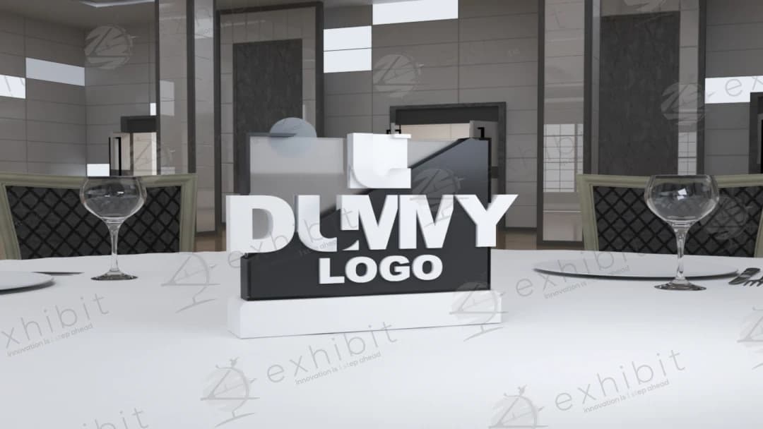 Statement Logo Block Centerpiece