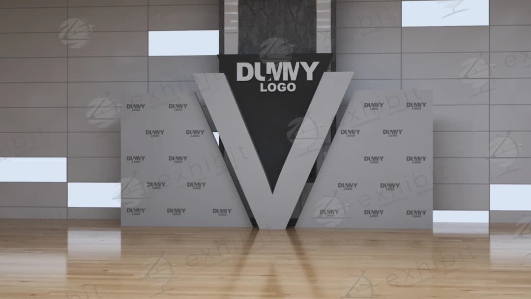 V-Shape Media Wall Photobooth