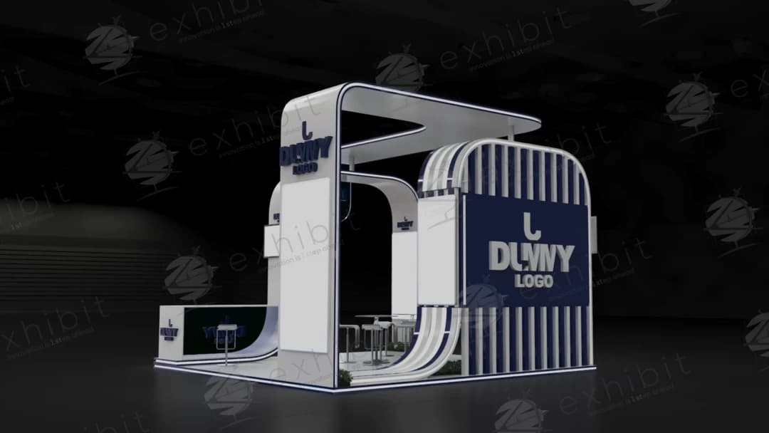 Arc Fusion Straight Semi-Island 6x6 Booth