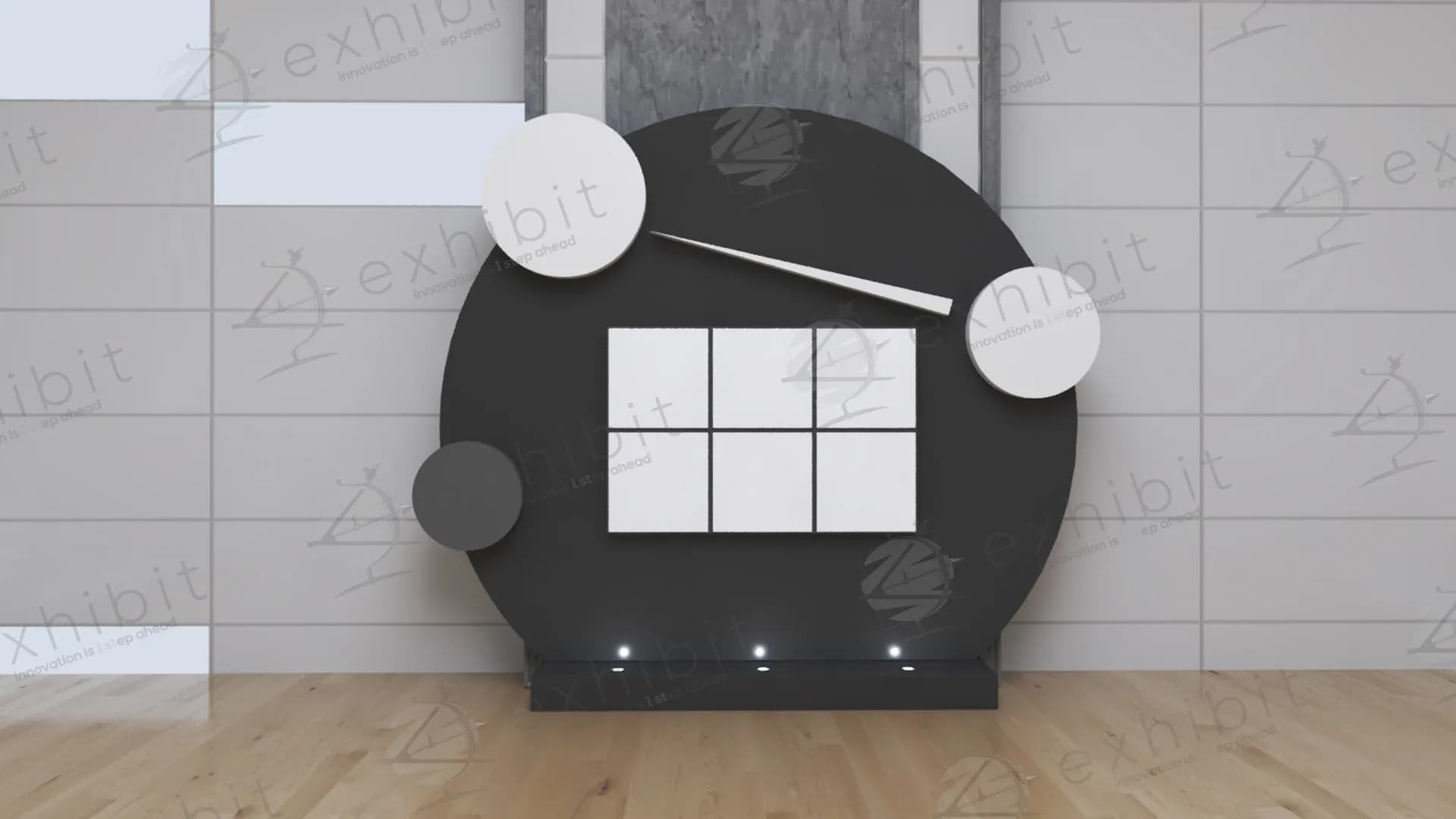Clock Face Interactive Screen