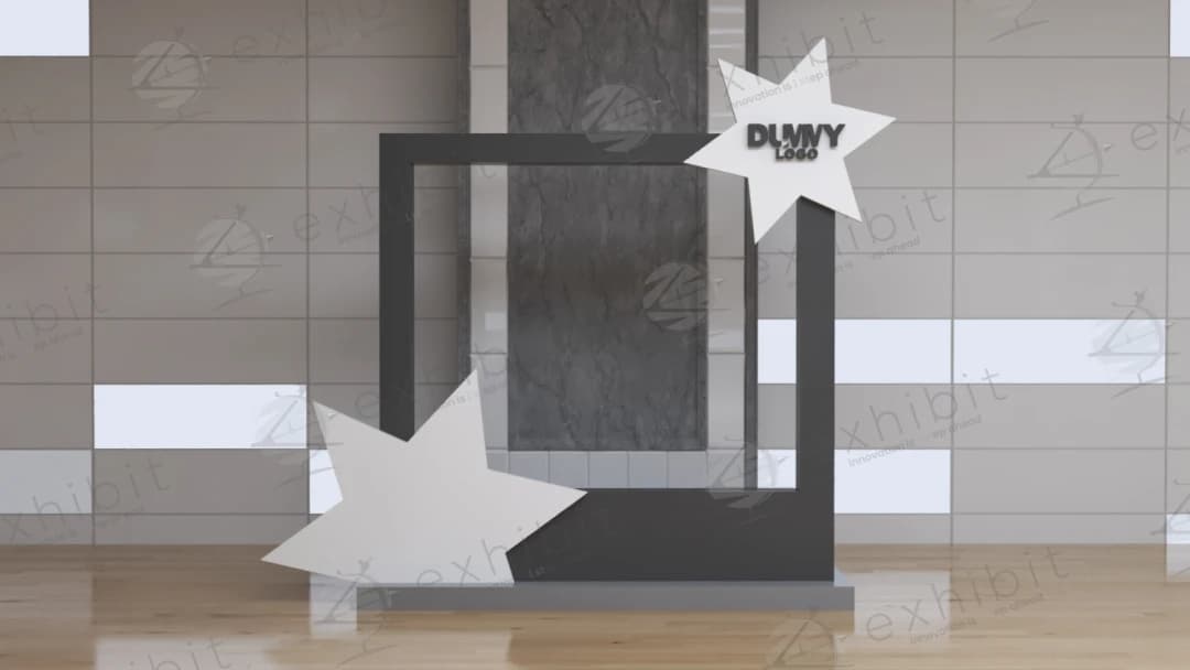 Star Accent Framed Photobooth