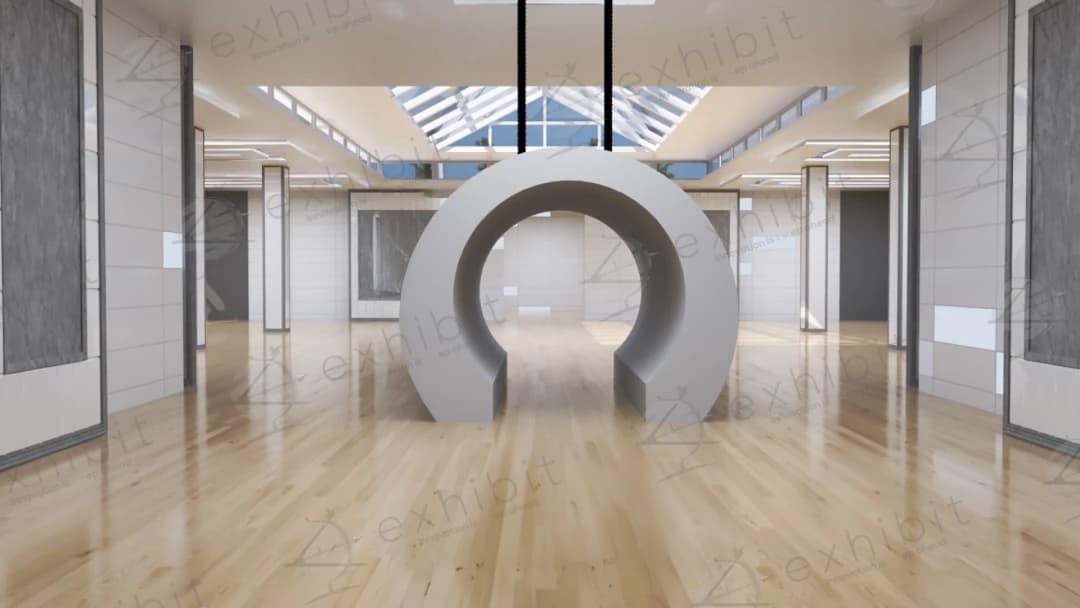 Omega-Core Curved Entrance Gate