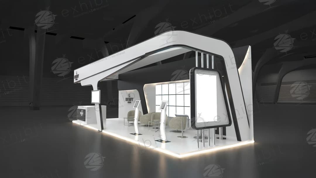 Horizon Flow Straight Semi-Island 3X9 Booth