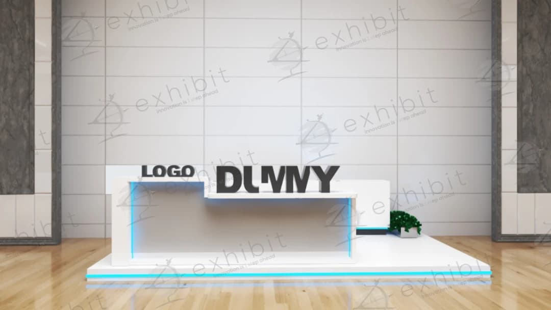 Illuminated Modular Registration Desk