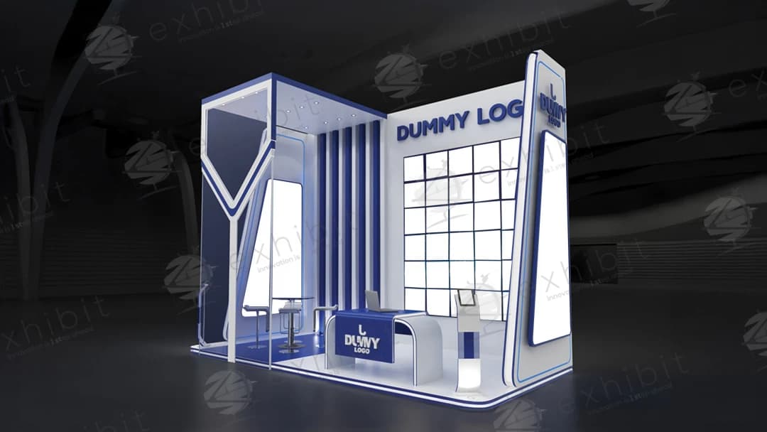 Velocity Grid Straight Semi-Island 3x6 Booth