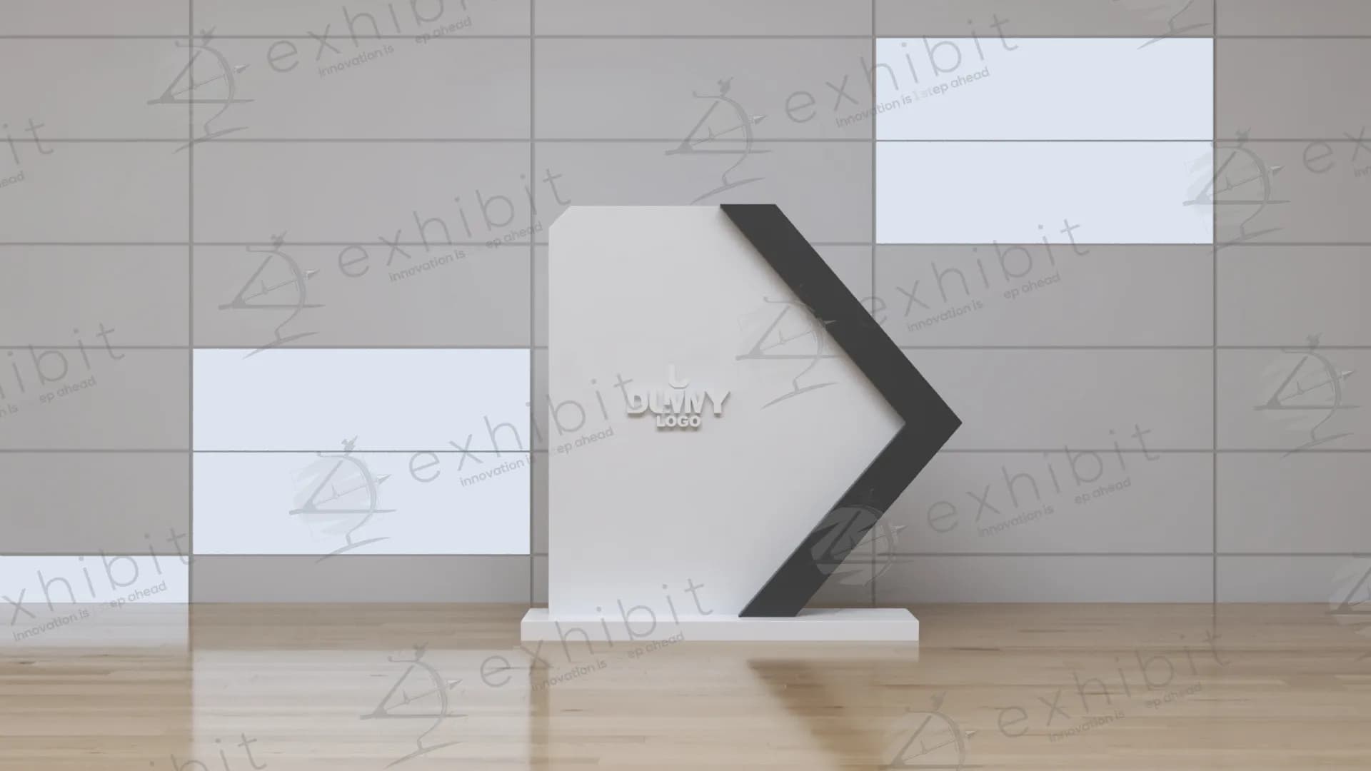 Directional Arrow Foyer Straight Marker