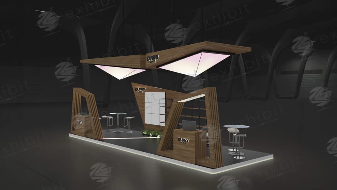 Timber Prisma Straight Island 3x9 Booth