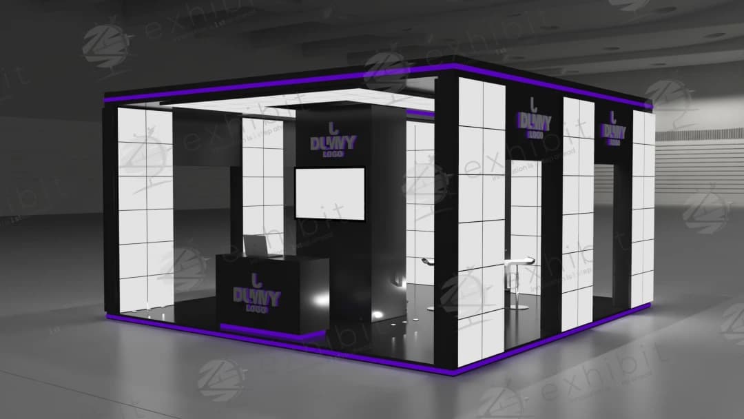 Electra Matrix Straight Island 6x6 Booth