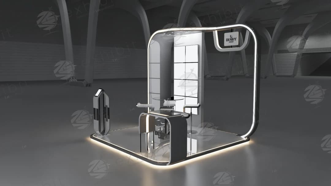 Nexus Loop Curved Semi-Island 3x3 Booth