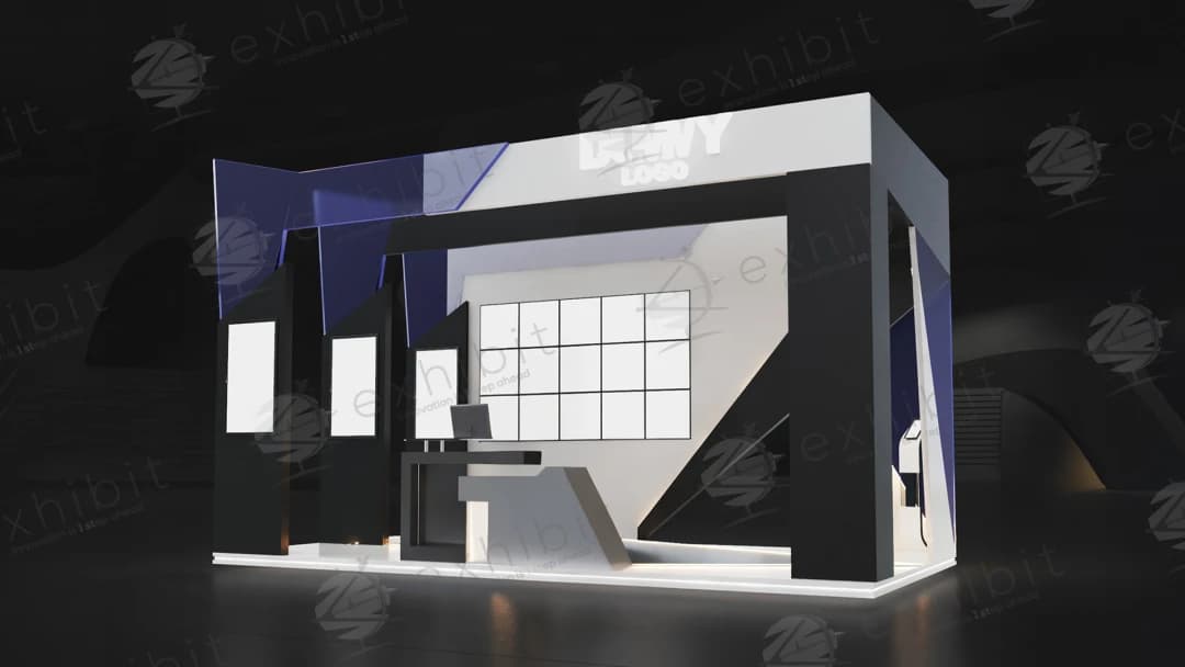 Shadow Thrust Straight Semi-Island 3x6 Booth