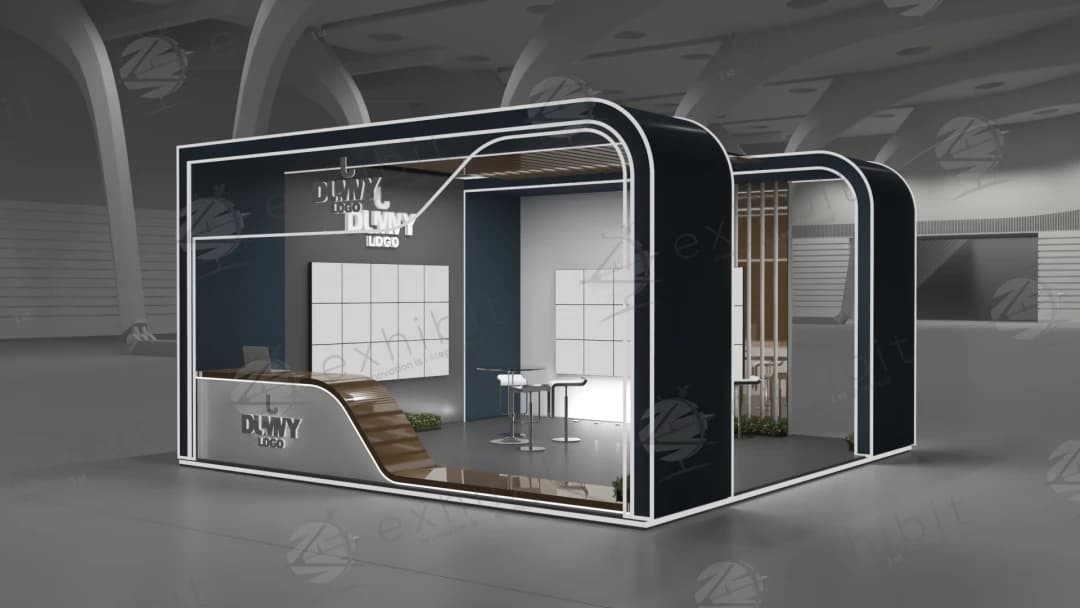 Arc Fusion Curved Semi-Island 6x6 Booth