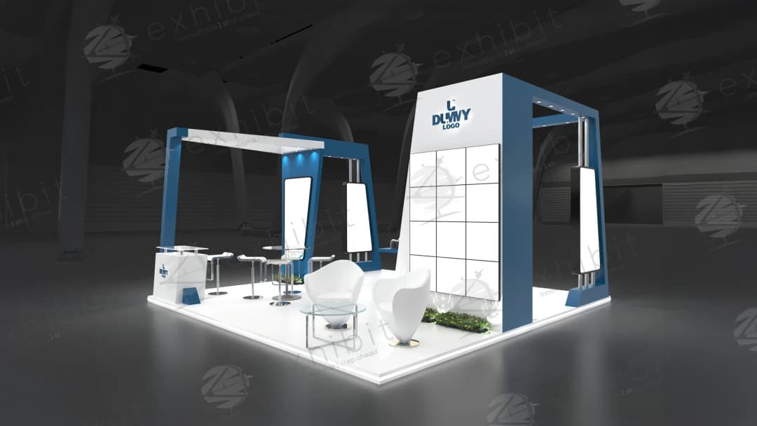 Corporate Matrix Straight Island 6x6 Booth