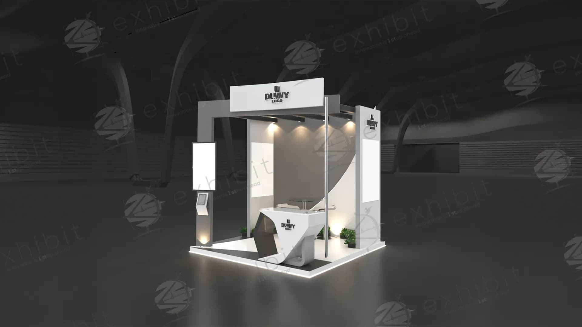 Prime Focus Straight Semi-Island 3X3 Booth