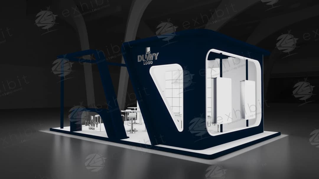 Urban Timber Straight Semi-Island 6x9 Booth