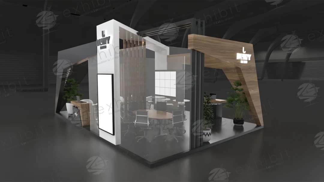 Fortress Vault Straight Semi-Island 6x9 Booth
