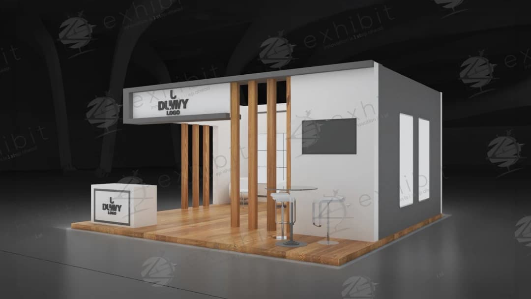 Nordic Retreat Straight Semi-Island 6x6 Booth