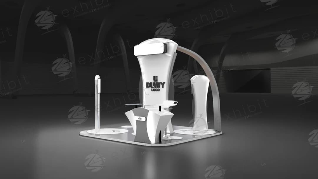 Alabaster Arc Linear Curved 3x3