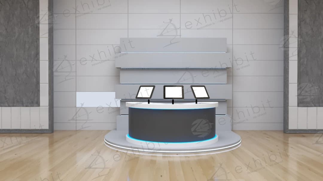 The Plinth Pod Registration Desk