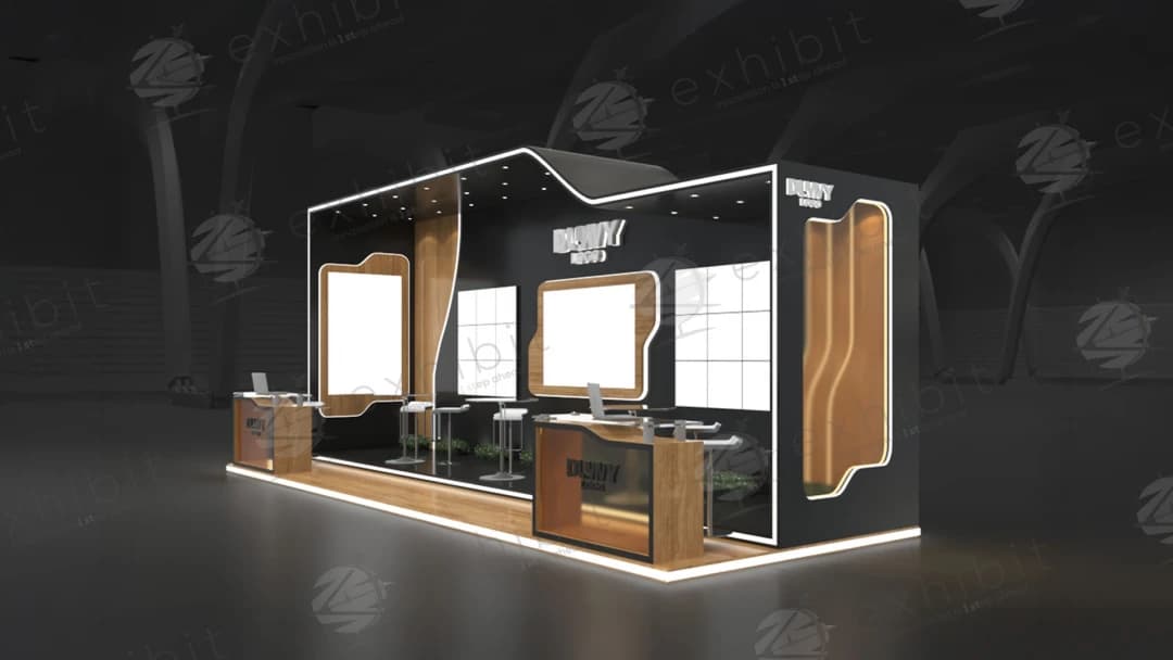 Orion Contour Straight Semi-Island 3x9 Booth