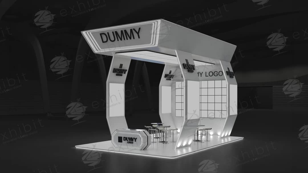 Ascent Angle Straight Semi-Island 6x9 Booth