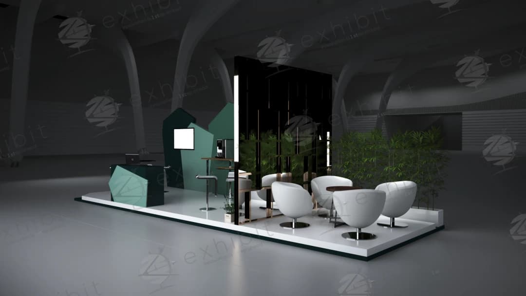 Sovereign Sanctuary Straight Semi-Island 3x9 Booth