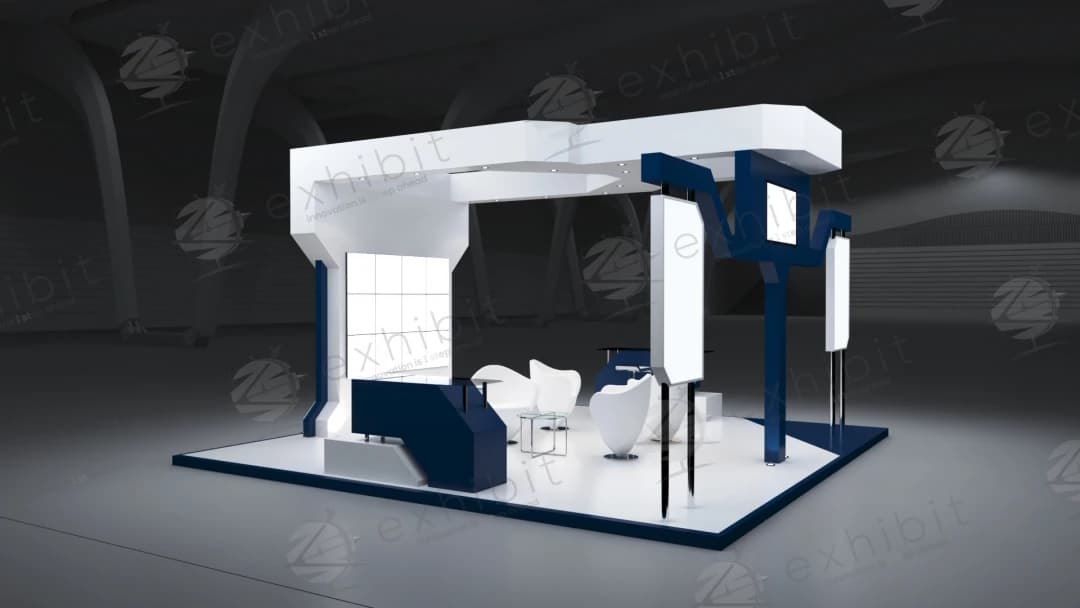 Canopy Bridge Straight Island 6x6 Booth