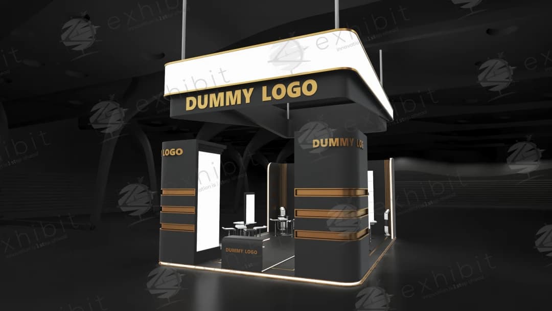 Obsidian Vault Curved Semi-Island 6x9 Booth