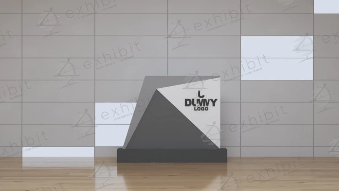 Angular Apex Foyer Sign