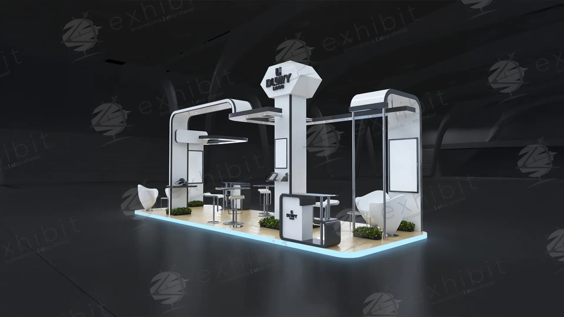 Apex Tower Straight Island 3X9 Booth