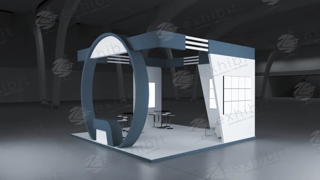 Consulate Sphere Curved Island 6x6 Booth