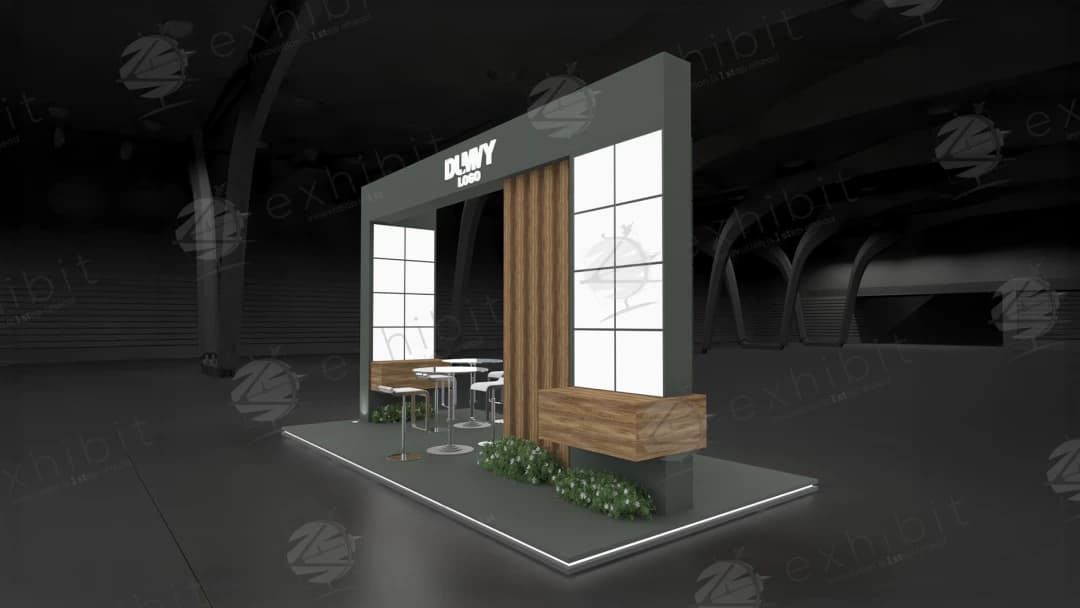 Sylvan Facet Straight Island 3x6 Booth