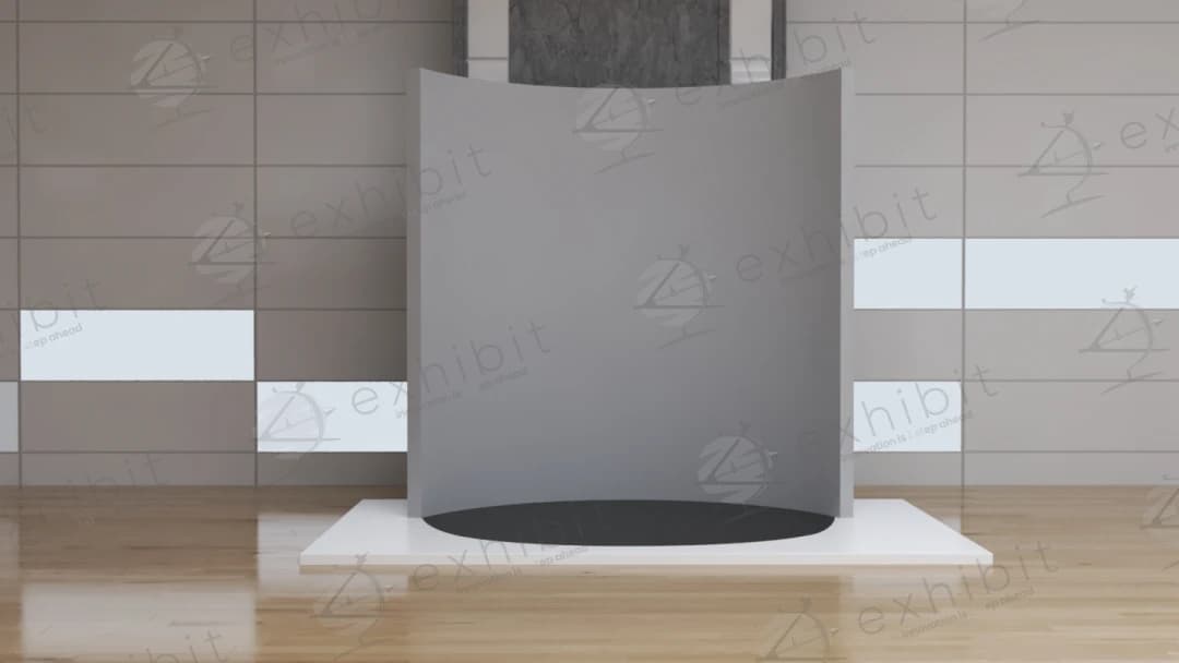 The Minimalist Curved Photobooth