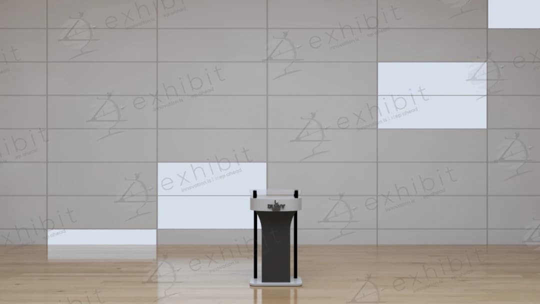 The Dual-Pillar Executive Podium